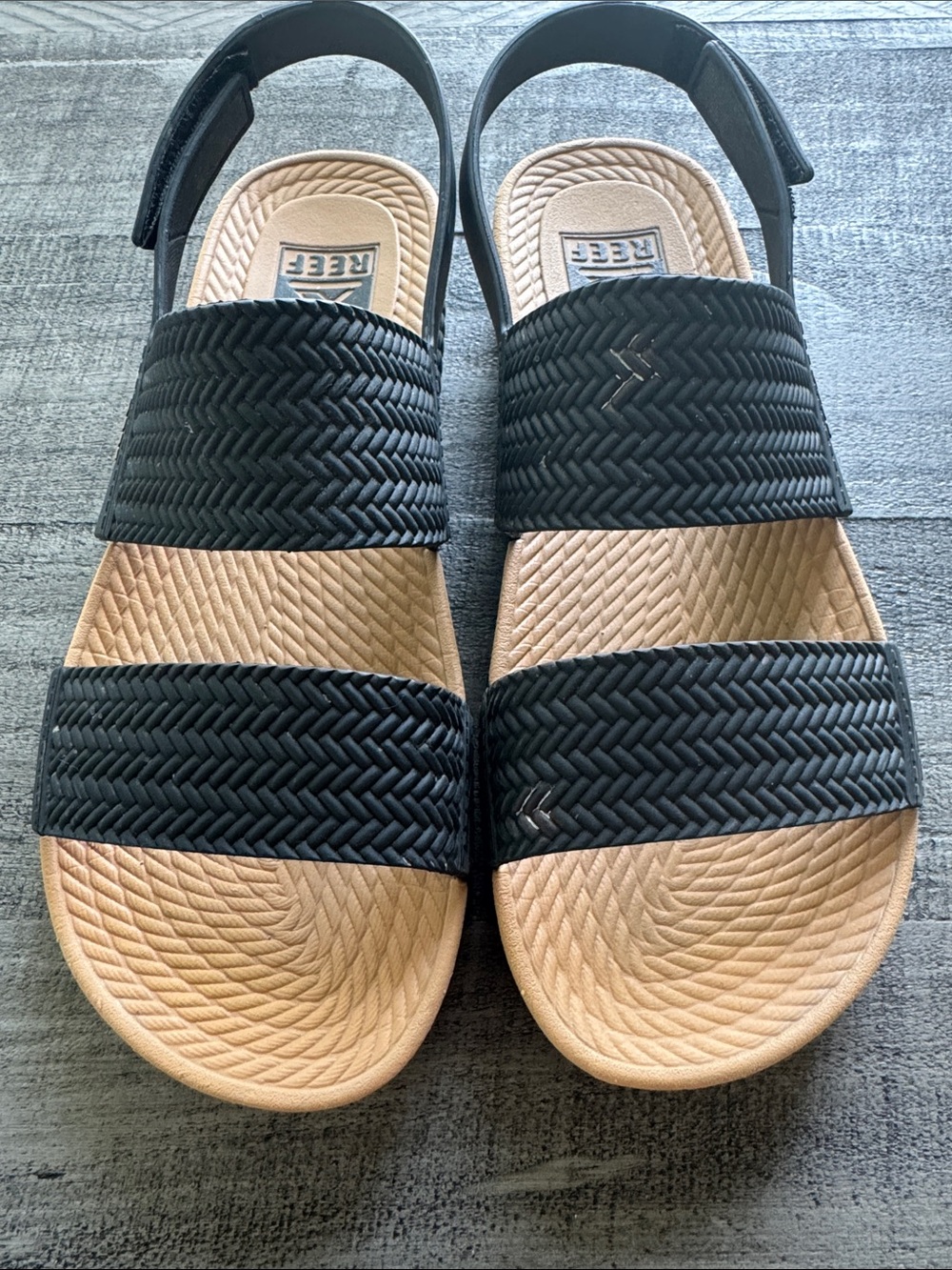 Reef Women's Black water Vista Slingback Sandals size 8 - Picture 2 of 8
